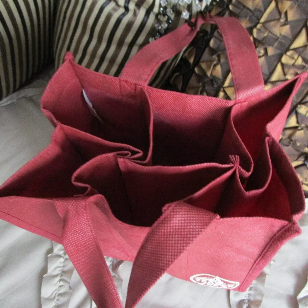 six bottle wine tote